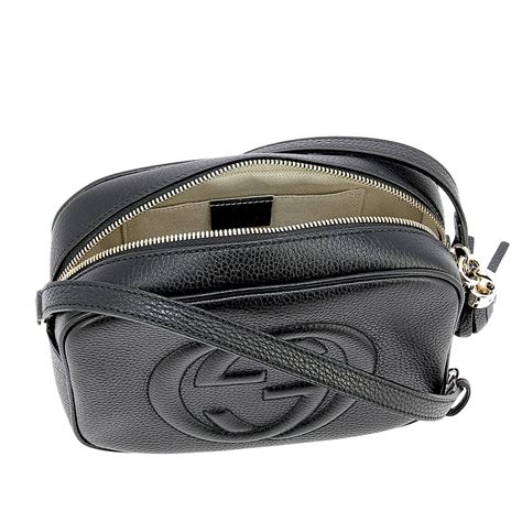 tracolla gucci nera femminile cost|gucci borse.